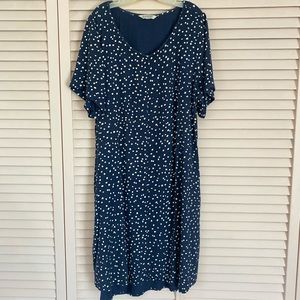 Ali golden polka dot mini dress size small